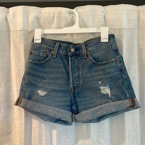 Levi’s Denim Shorts, Size 24.